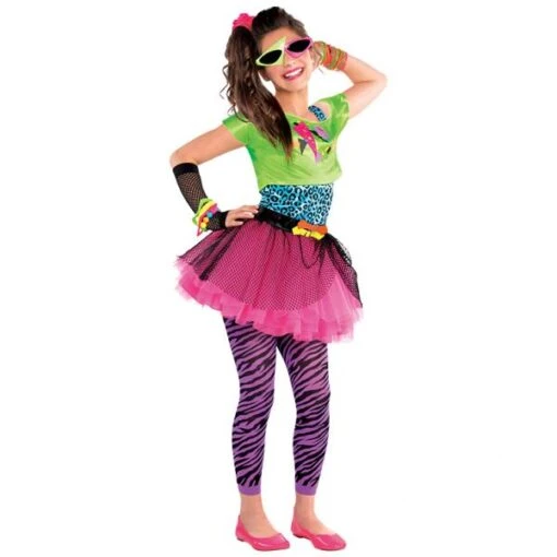 Disfraz Chica Fashion Años 80 (12-14 Años)