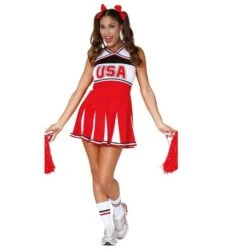 Disfraz Cheerleader Animadora (Talla 36-38)