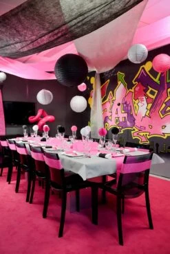 Decoración Tela Rosa (12m)