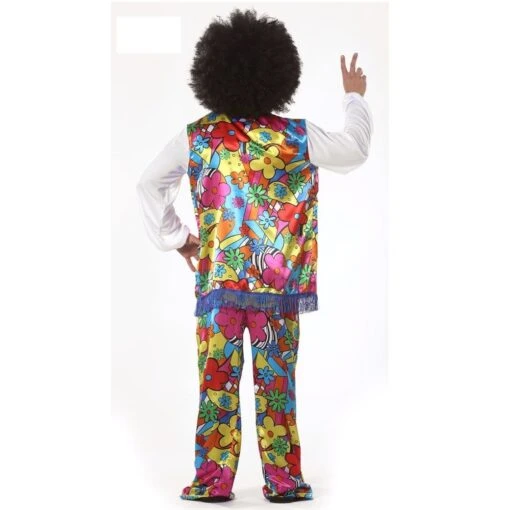 Disfraz Hippie Flores (Talla L 52-54)