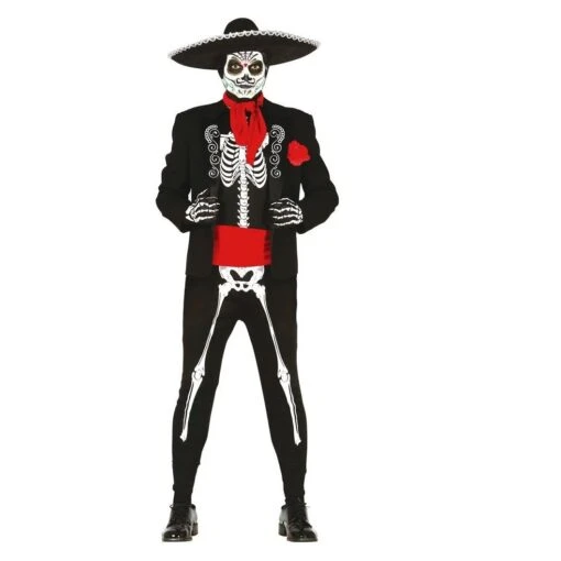 Disfraz Día De Los Muertos Mariachi (Talla M 48-50)