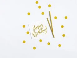 Set Decoración Cumpleaños Dorado Para 6 Personas -fiestafacil Ventas 0034538 set decoracion cumpleanos dorado para 6 personas