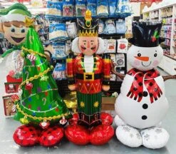 Globo Cascanueces Con Base Sin Helio (154cm) -fiestafacil Ventas 0034776 globo cascanueces con base sin helio 154cm