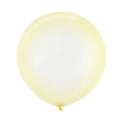 Globos Amarillo Pastel Cristal 60cm Sempertex R24-321 (10)