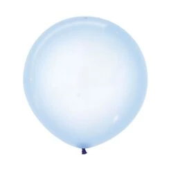 Globos Azul Pastel Cristal 60cm Sempertex R24-339 (10)