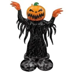 Globo Cabeza De Calabaza Con Base Sin Helio XXL (134cm)
