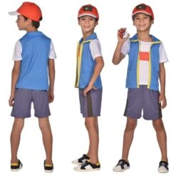 Disfraz De Pokémon Ash Ketchum (8-10 Años) -fiestafacil Ventas 0040670 disfraz de pokemon ash ketchum 8 10 anos