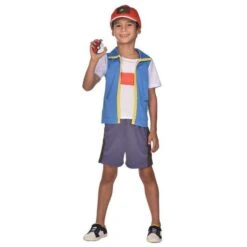 Disfraz De Pokémon Ash Ketchum (6-8 Años) -fiestafacil Ventas 0042106 disfraz de pokemon ash ketchum 6 8 anos