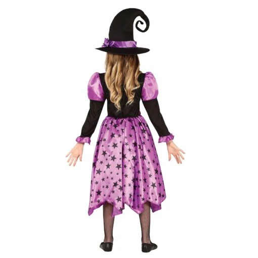 Disfraz Bruja Púrpura Infantil (3-4 Años)