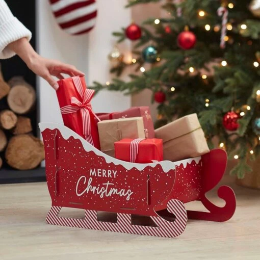 Decorado Trineo Regalos Navidad (48cm)