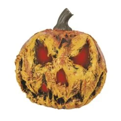 Calabaza Halloween Terrorífica Con Luz (22cm)