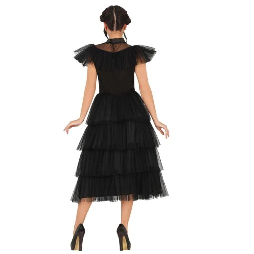 Disfraz Miércoles Wednesday Addams Baile (Talla M)