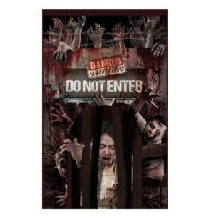Decorado Puerta Zombies Halloween