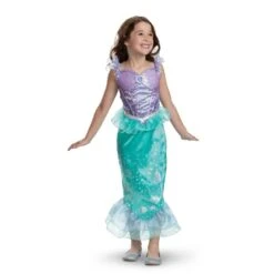 Disfraz Disney 100 Aniv. Princesas Ariel Classic Talla 5-6 Años
